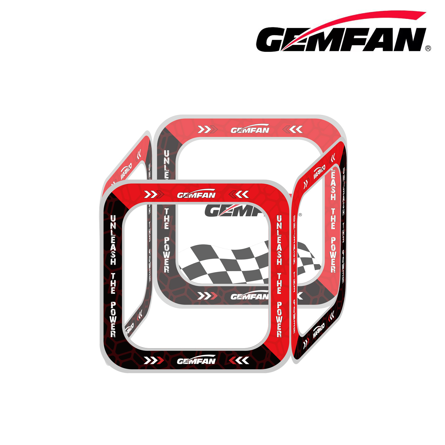 Drone Racing Gate - Gemfan AC-SM-6 FPV Racing Drone Reflective