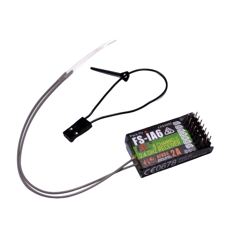Flysky FS-IA6 Receiver 6CH Dua - đánh giá và giá Drone Racing Antenna