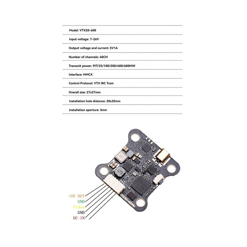 A97I-5.8G 40CH VTX FPV Transmi - đánh giá và giá Drone Racing Transmitter