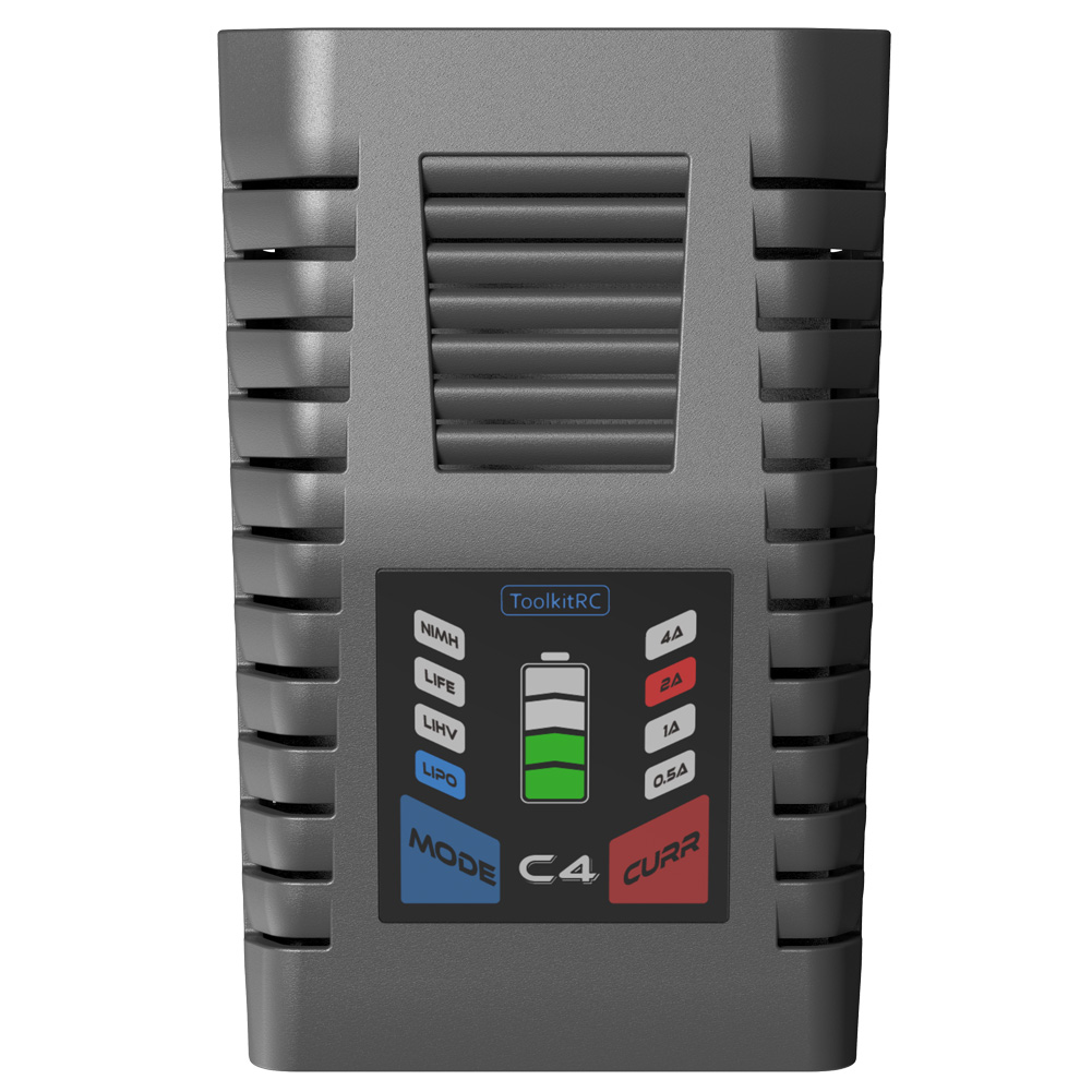 ToolkitRC C4 Charger 50W 5A AC - đánh giá và giá Drone Racing Charger