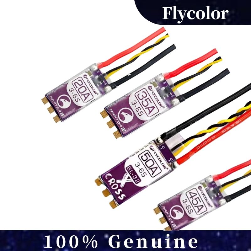 FLYCOLOR Raptor 5 20A 35A 45A  - đánh giá và giá Drone Racing Esc