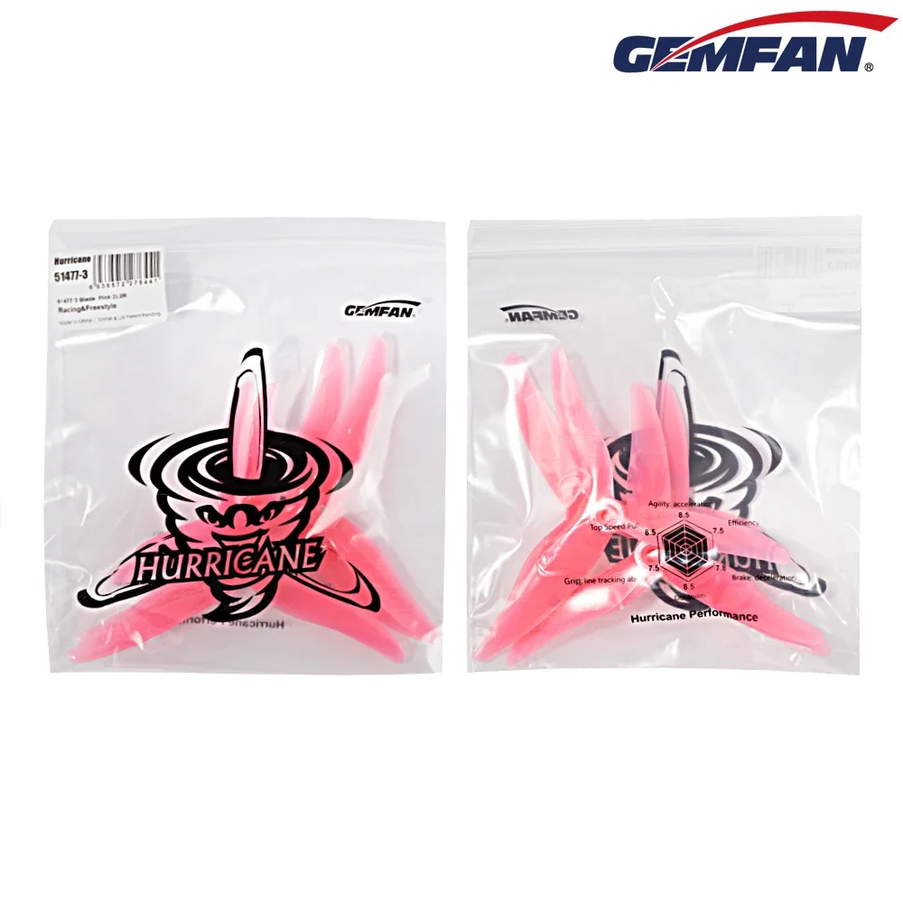 10Pairs (10CW + 10CCW) Gemfan  - đánh giá và giá Drone Racing Propeller