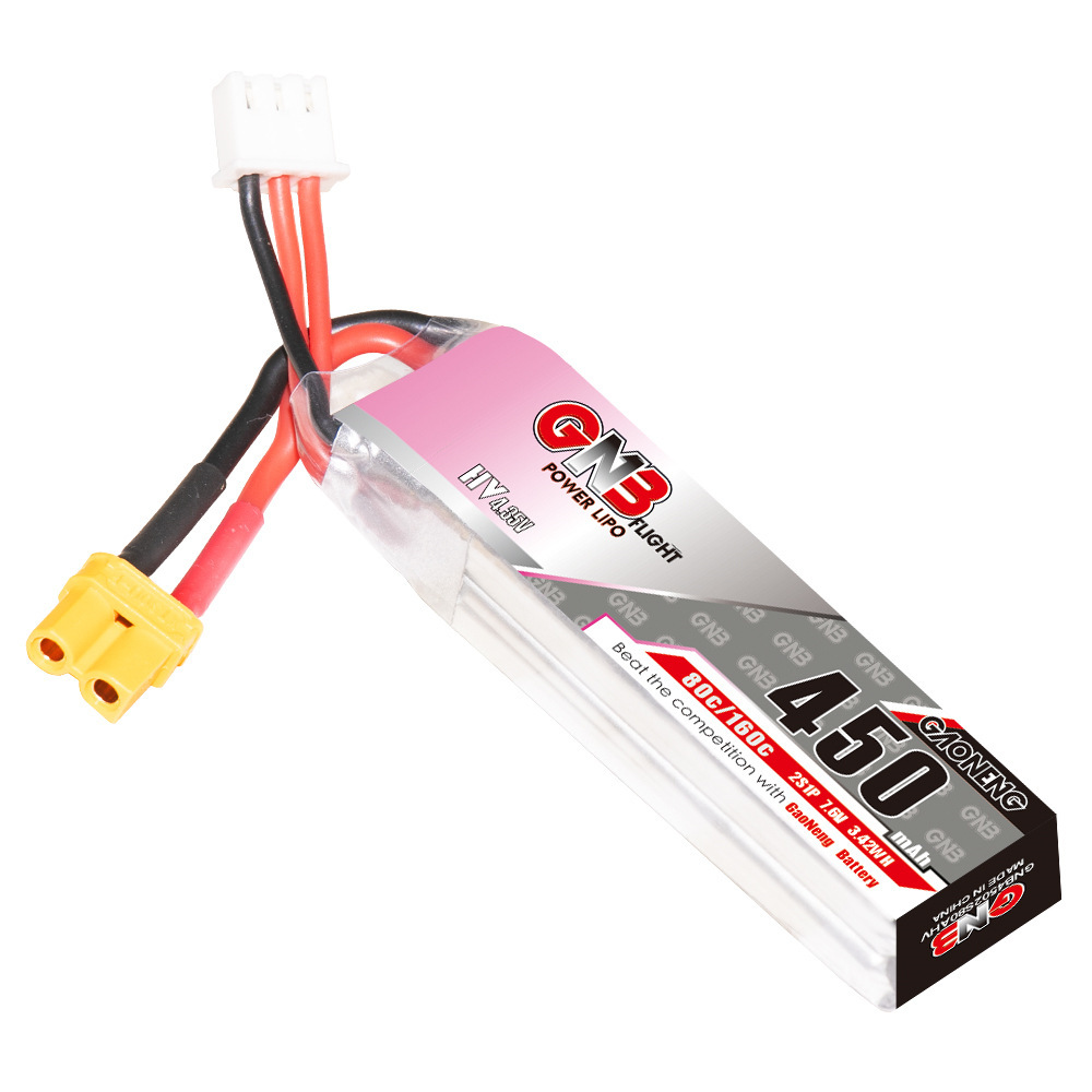 GNB LiPo Battery HV 2S 7.6V 45 - đánh giá và giá Drone Racing Battery
