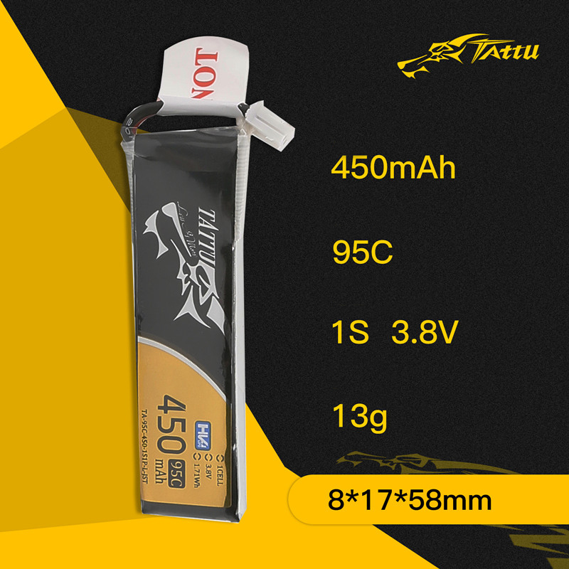 3Pcs NEW TATTU 450/500/550mAh  - đánh giá và giá Drone Racing Battery