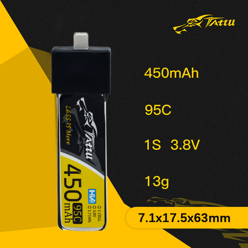 3Pcs NEW TATTU 450/500/550mAh  - đánh giá và giá Drone Racing Battery