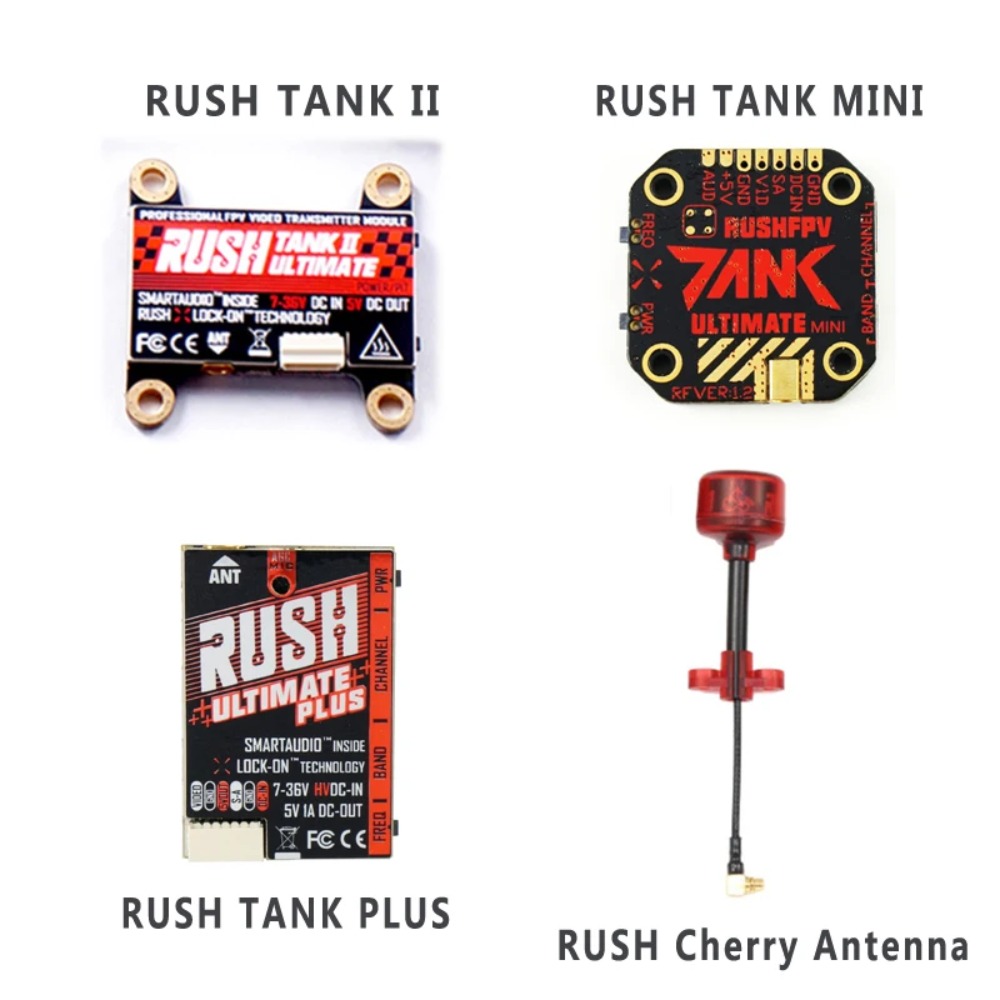 RUSH TANK Ultimate II/Mini/ PL - đánh giá và giá Drone Racing Antenna