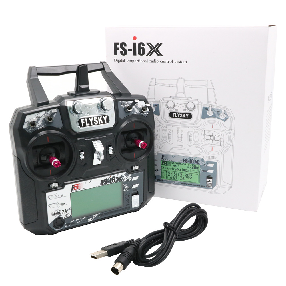 FLYSKY FS-i6X FS i6X 10CH 2.4G - đánh giá và giá Drone Racing Battery