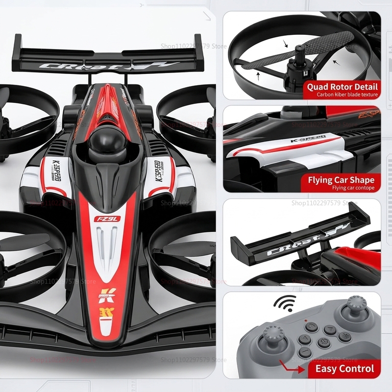 Mini RC Flying Car Transformab - đánh giá và giá Drone Racing Charger