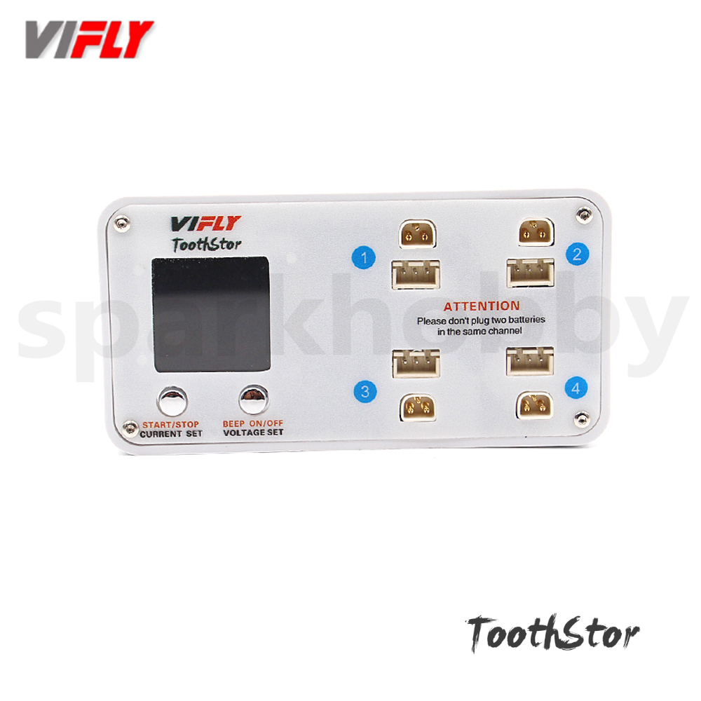 VIFLY ToothStor 4 Port 2S Bala - đánh giá và giá Drone Racing Charger