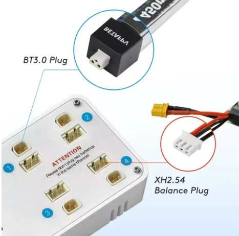 VIFLY ToothStor 4 Port 2S Bala - đánh giá và giá Drone Racing Charger