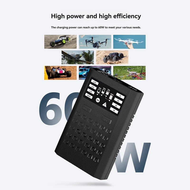 60W Battery Charger Lithium Ba - đánh giá và giá Drone Racing Charger